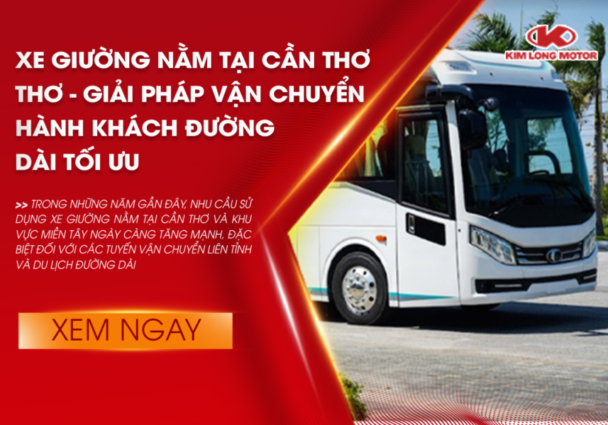 Xe giường nằm cao cấp tại Cần Thơ miền Tây