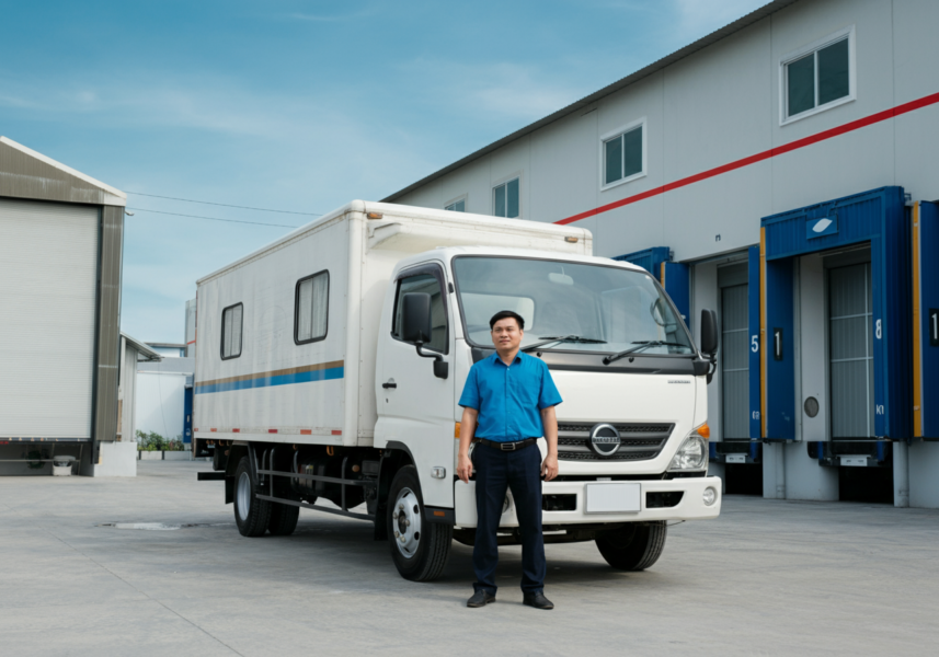 Doanh nghiệp nhỏ Cần Thơ đầu tư xe tải nhẹ Kiman9 kinh doanh vận tải logistics