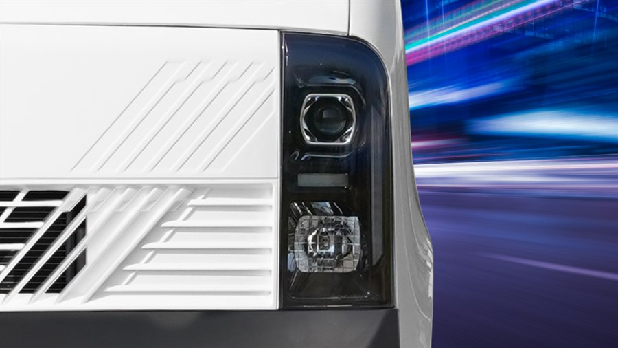 Van điện GK 48EV – đèn pha LED projector sắc nét
