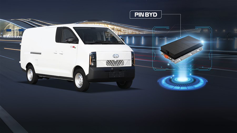 Van điện GK 48EV – pin BYD LFP 41,86 kWh bền bỉ