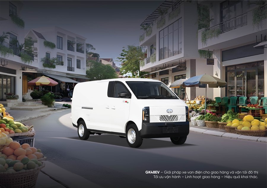 Van điện GK 48EV – giao hàng đô thị tại Cần Thơ