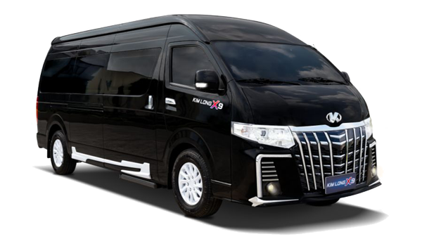 Nội thất xe Limousine 10 chỗ Kim Long X9 cao cấp sang trọng đưa đón khách VIP doanh nhân Cần Thơ