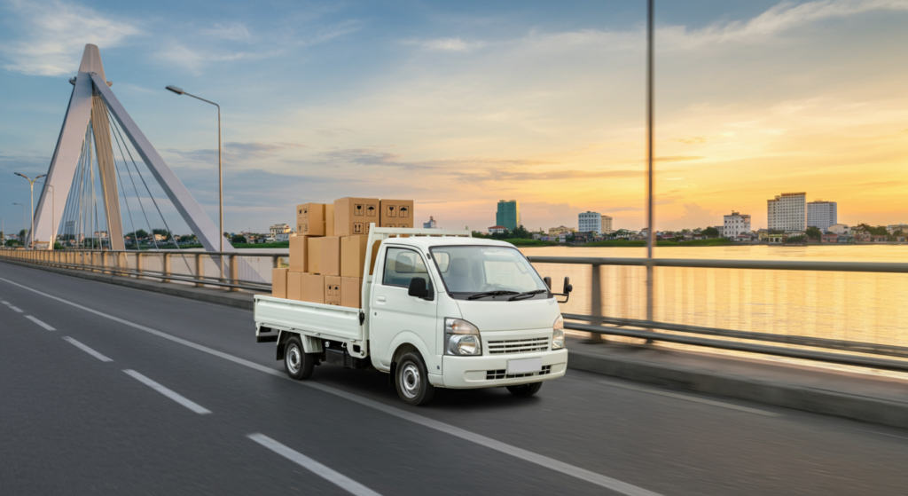 Xe tải Kiman9 1.99T vận chuyển linh hoạt tại Cần Thơ