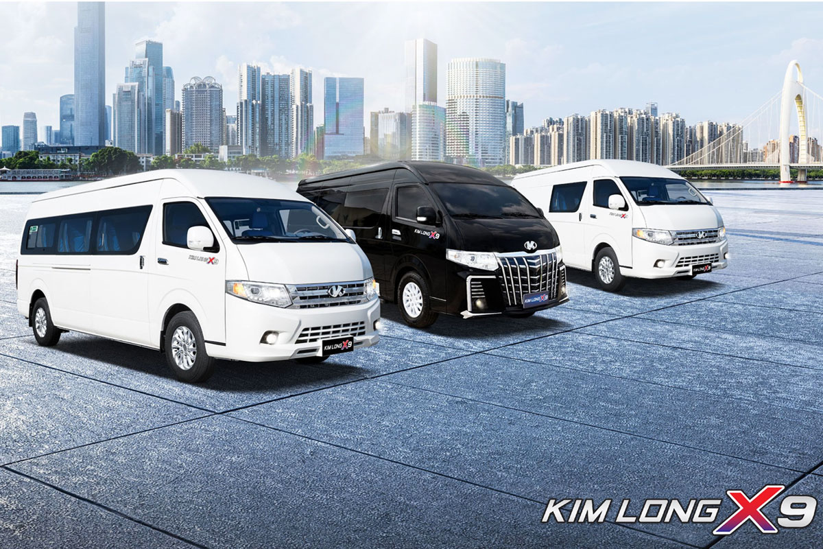 Kim Long X9 16 chỗ – tổng thể xe minibus thương mại hiện đại