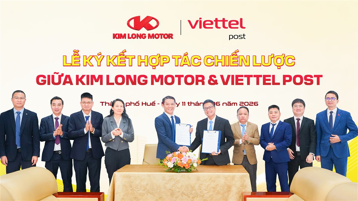 Xe thương mại KIMLONG trong sự kiện hợp tác với Viettel Post